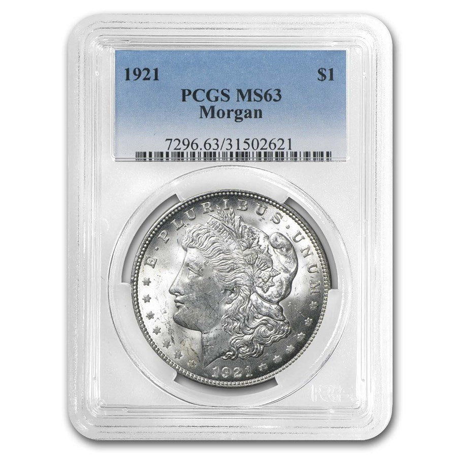 #C603 Morgan 1921 S Silver online Dollar