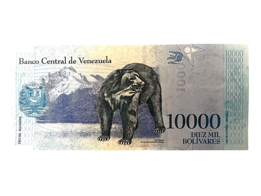 10,000 Venezuela Bolivar Fuerte Uncirculated Dated 2017 - BRICK OF 1,000