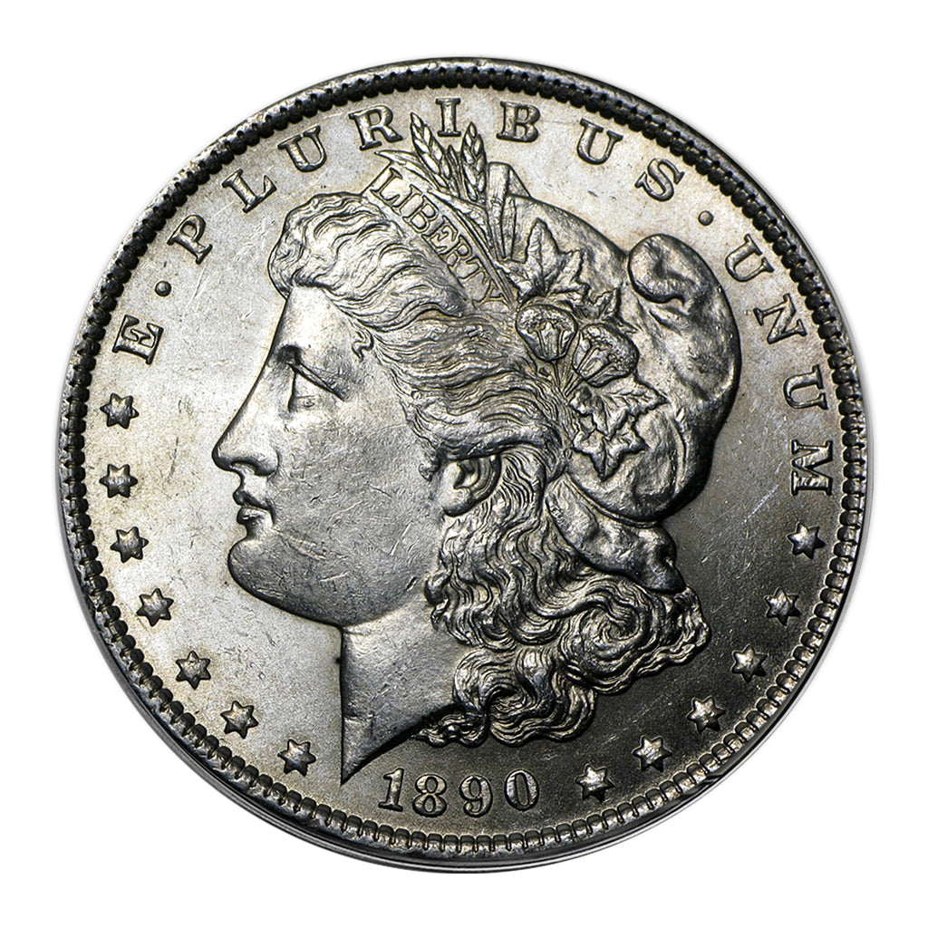 1890 P Morgan Silver Dollar Brilliant Uncirculated BU Great