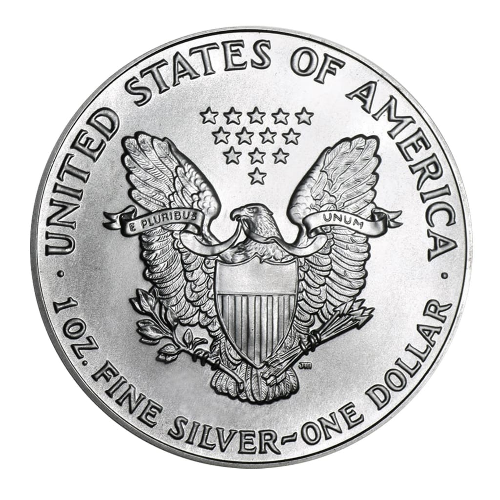 1991 1 American Silver Eagle .999 Fine Silver 1 Troy Ounce