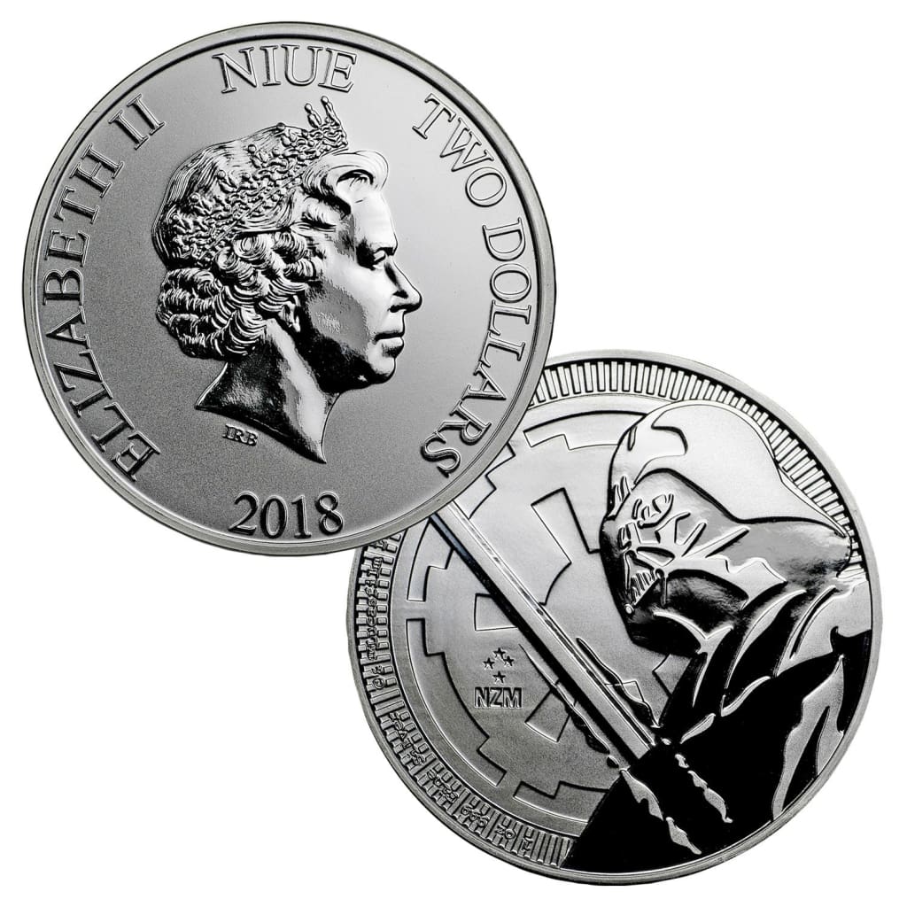 2018 1 Oz .999 Silver Niue Darth Vader $2 – Great American Coin