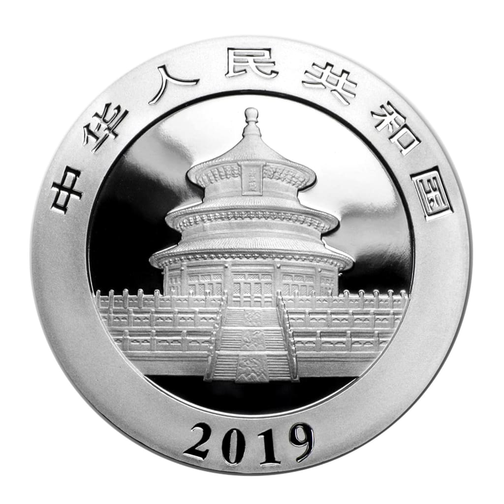 2019 China 10 Yuan 30 gram .999 Silver Panda BU (In Capsule