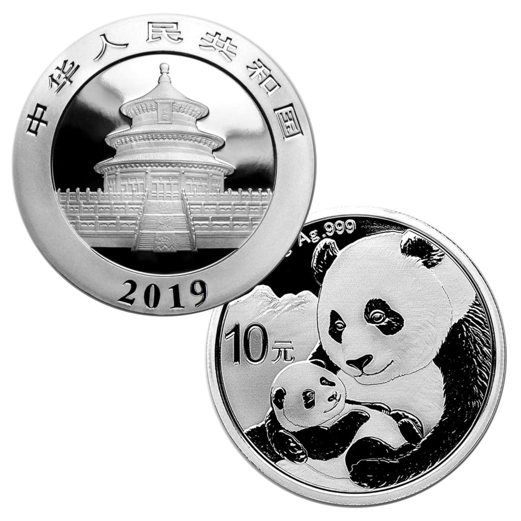 2019 China 10 Yuan 30 gram .999 Silver Panda BU (In Capsule