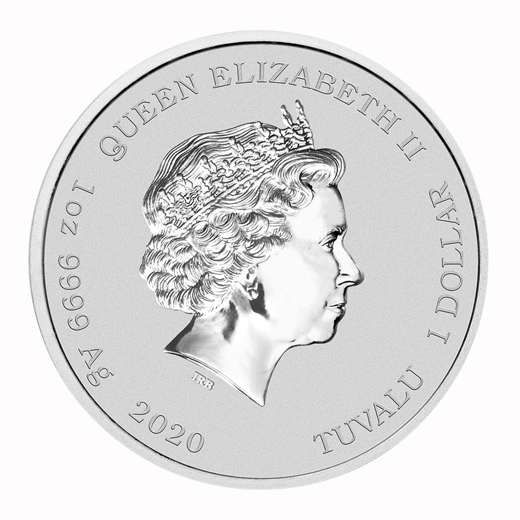 2020 Tuvalu $1 1 oz .9999 Silver 007 James Bond Brilliant