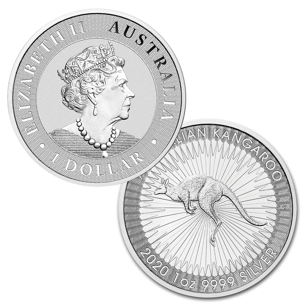 2020 1 oz .9999 Silver $1 Australian Kangaroo Brilliant 