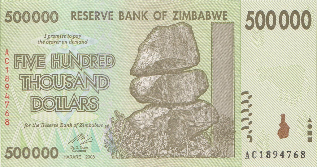 Zimbabwe 50 Dollars Banknote, 2020, P-105, UNC