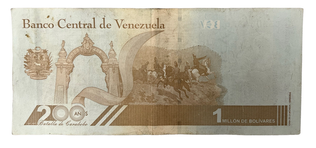 1000000 One Million Venezuela Bolivar Soberano Banknote Dated 2020 Great American Coin