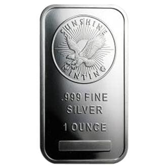 1 Ounce (Oz) Silver Bars