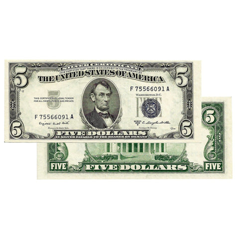 $5 Silver Certificates & Notes