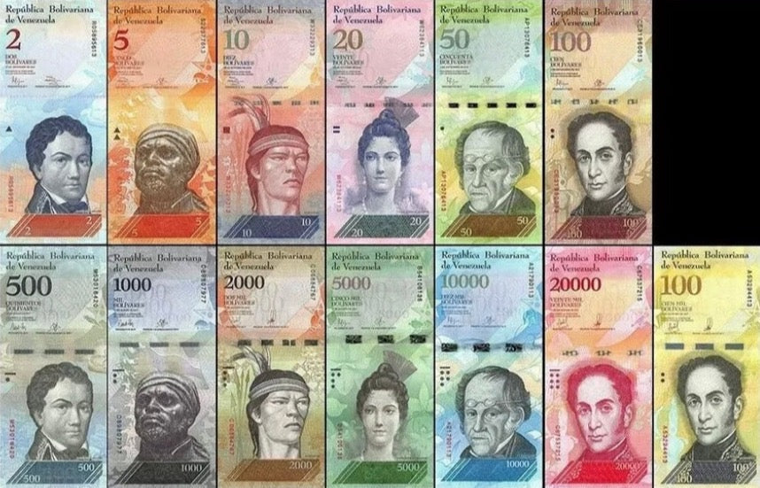 Bolivar Note Sets