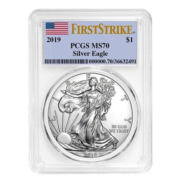 PCGS Graded Silver Eagles