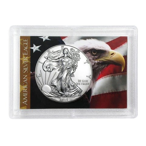 Silver Eagles In H.E. Harris Holders