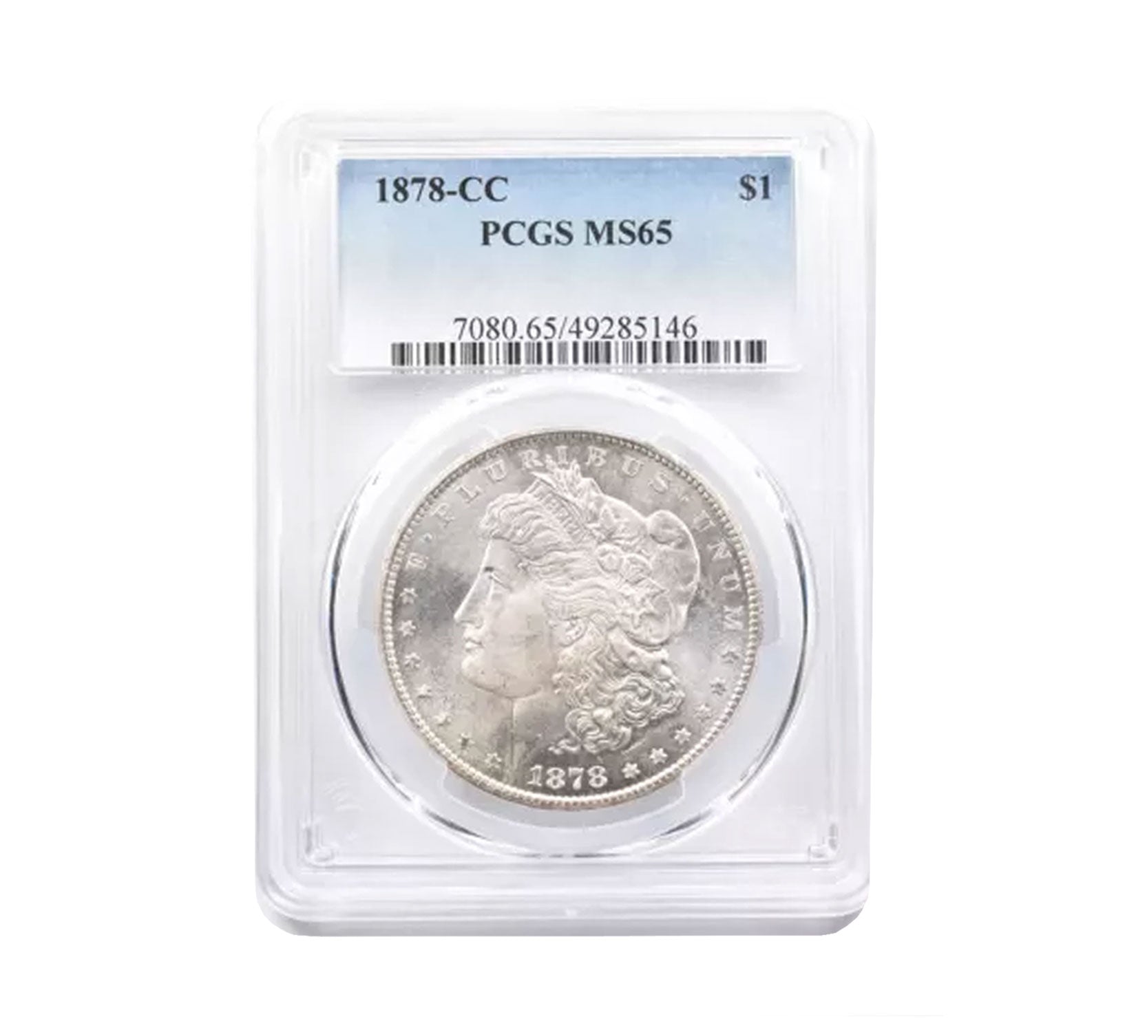 1878 CC Morgan Dollar MS65 PCGS Carson City