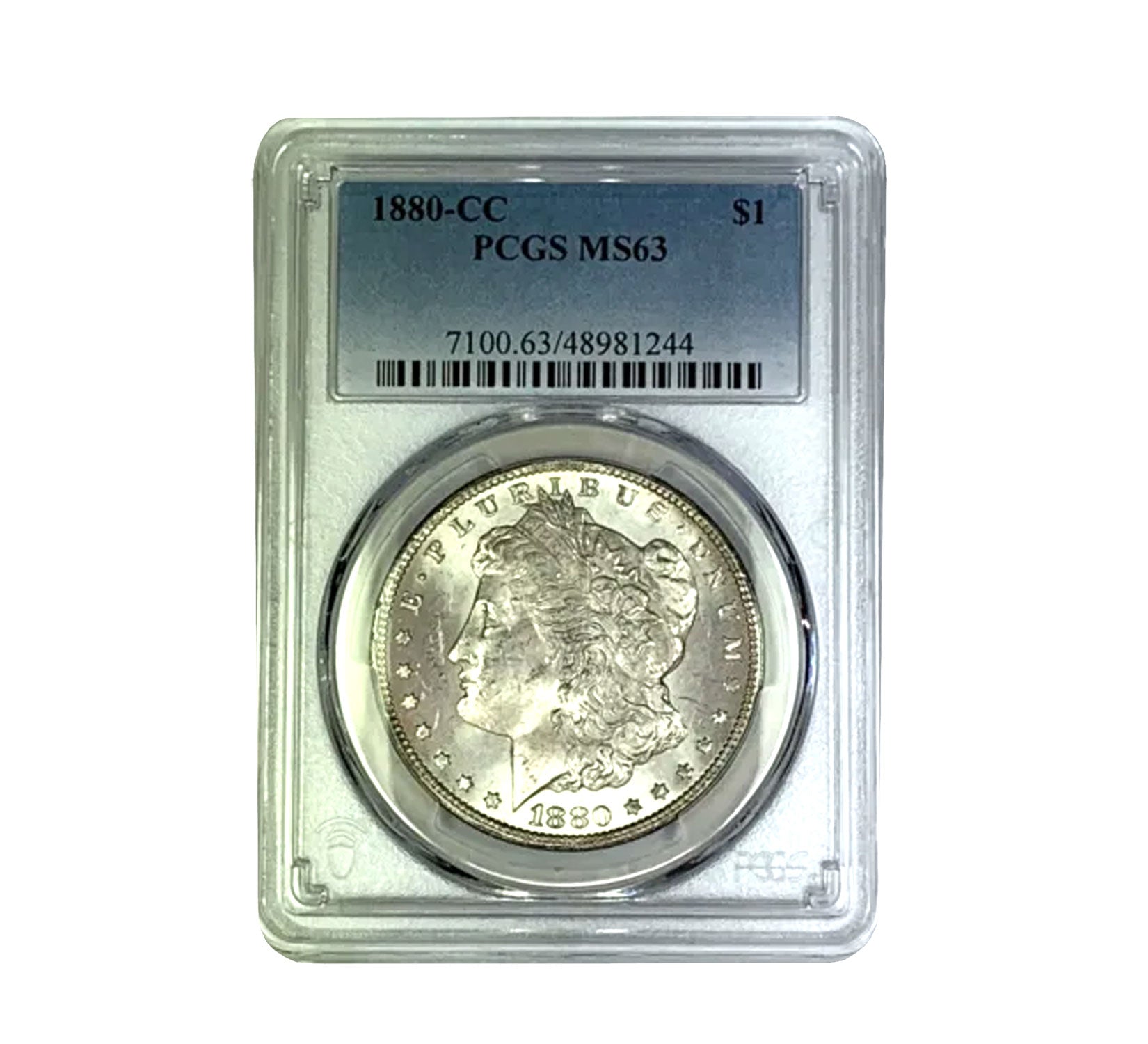 1880 CC Morgan Dollar MS62 PCGS Carson City