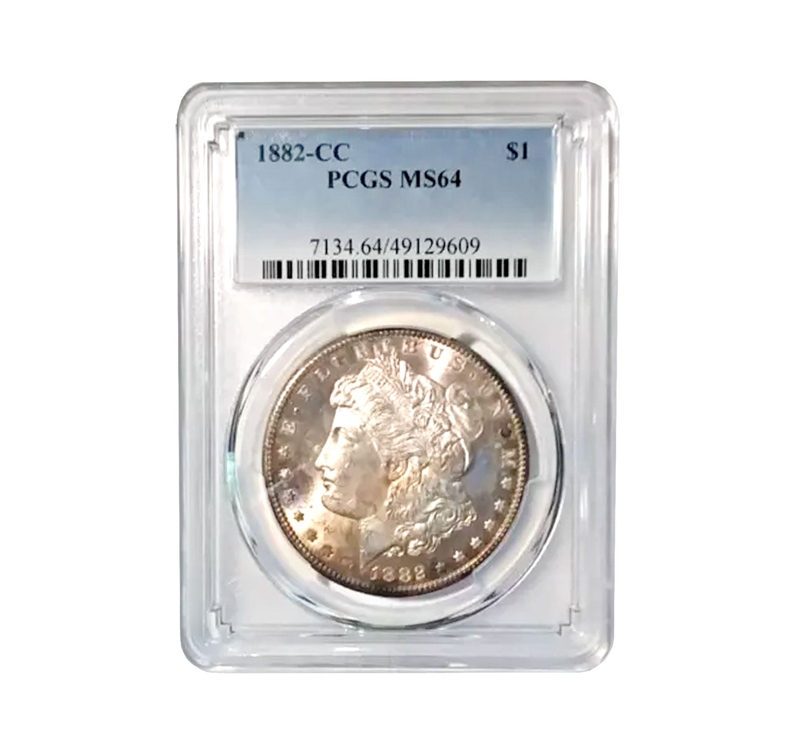 1882-CC Morgan Dollar MS64 PCGS