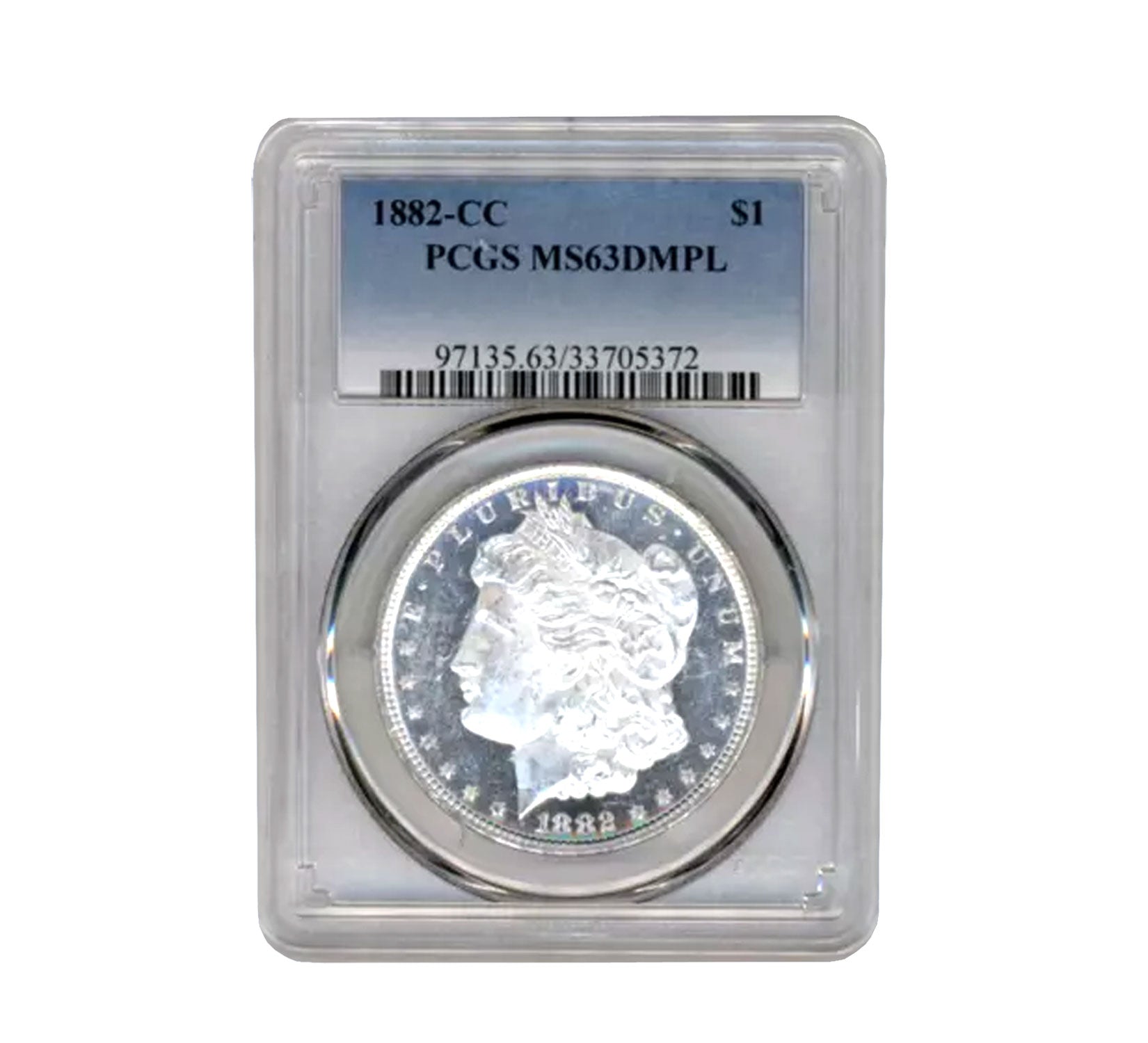 1882-CC Morgan Dollar MS63 PCGS