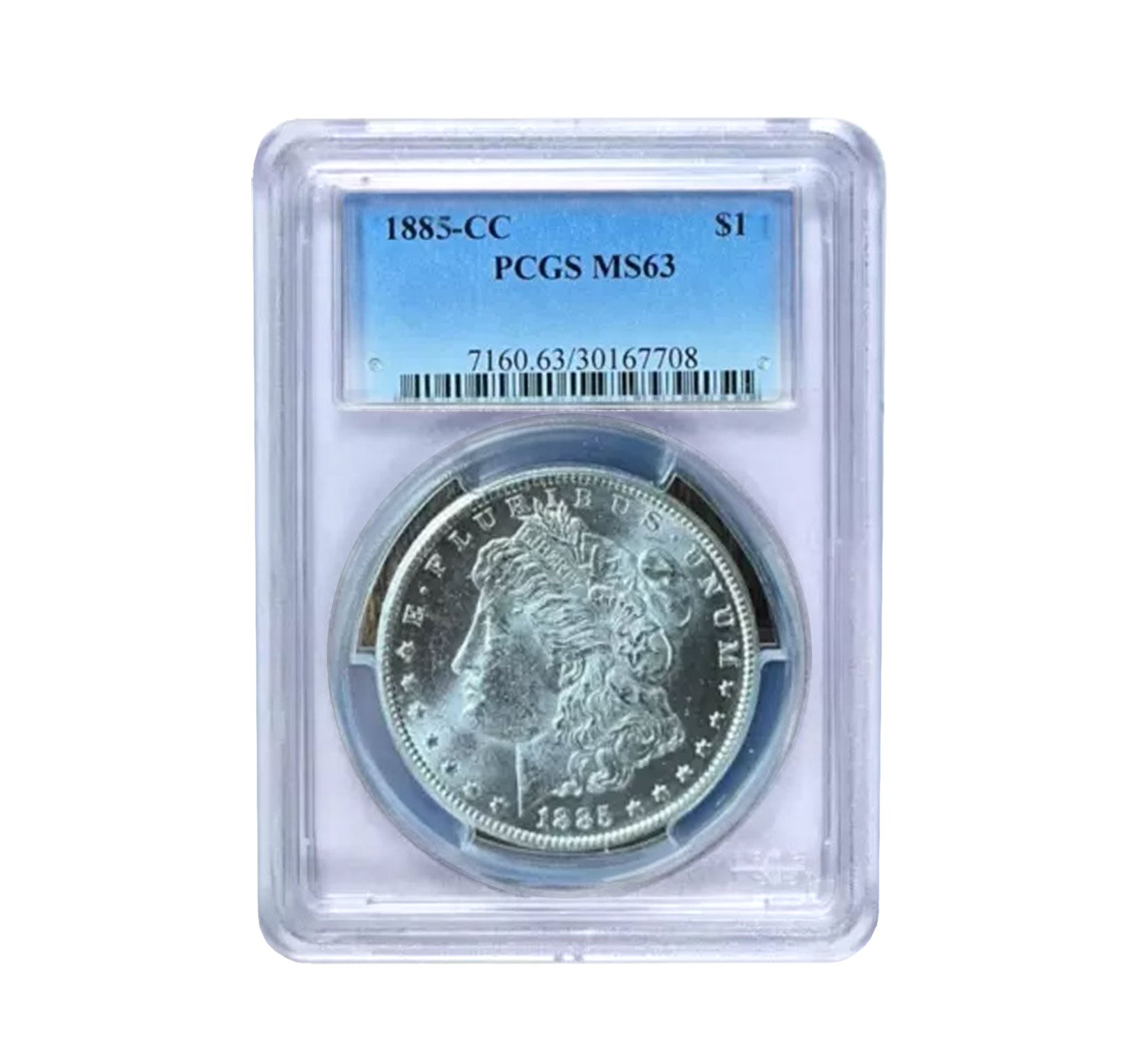 1885-CC Morgan Dollar MS63 PCGS