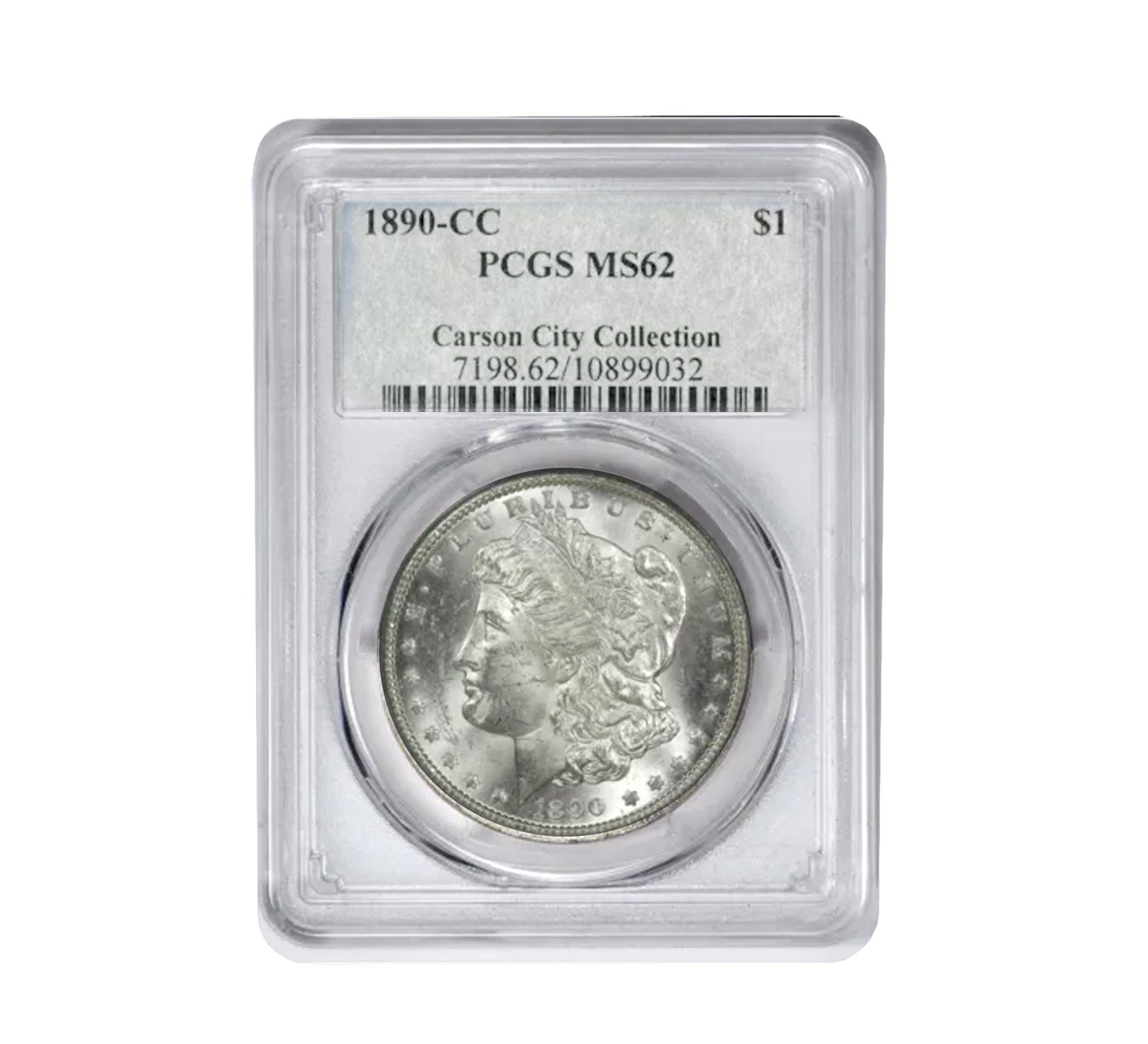 1890-CC Morgan Dollar MS62 PCGS