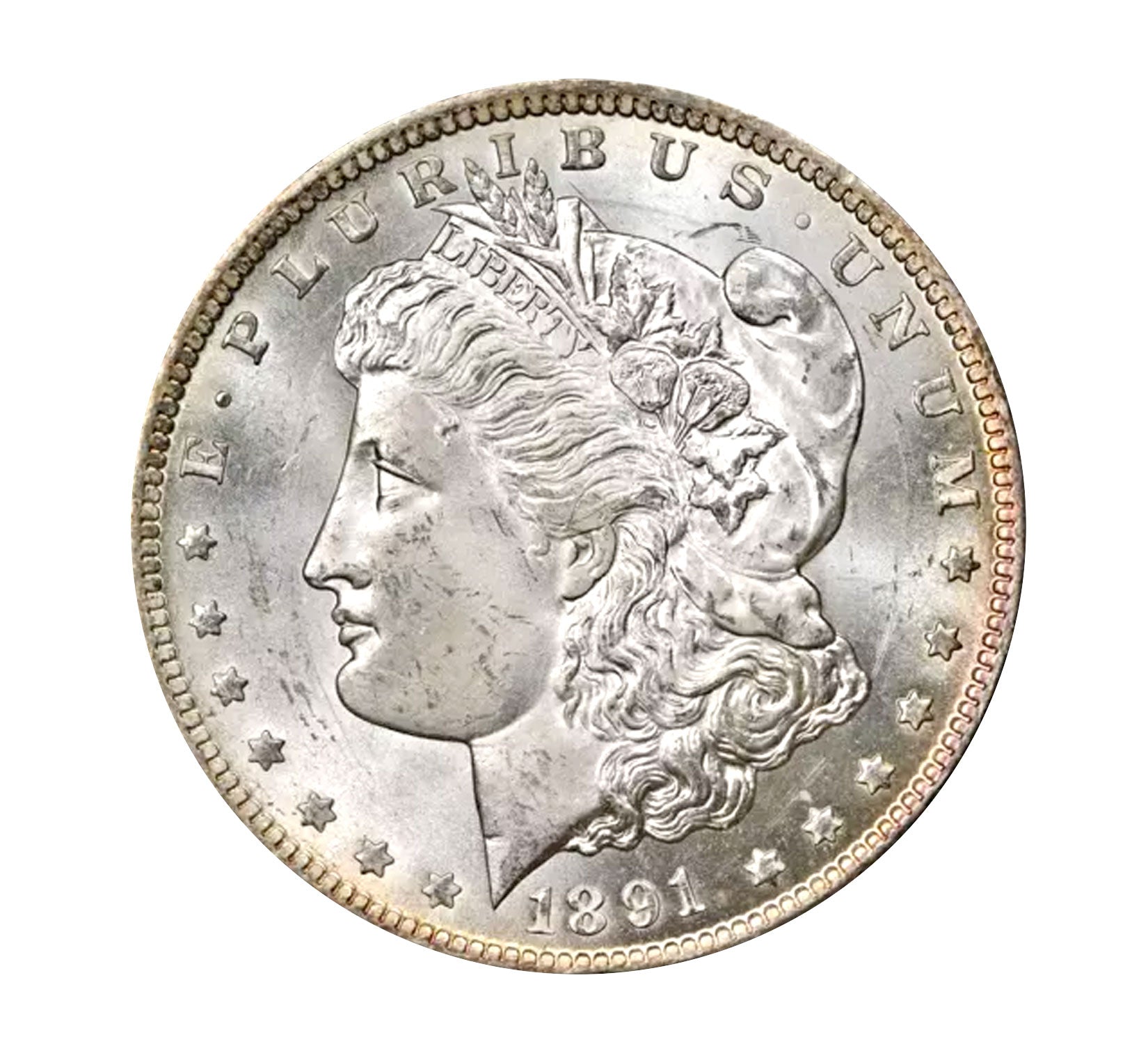 1891-CC Morgan Dollar MS64 PCGS