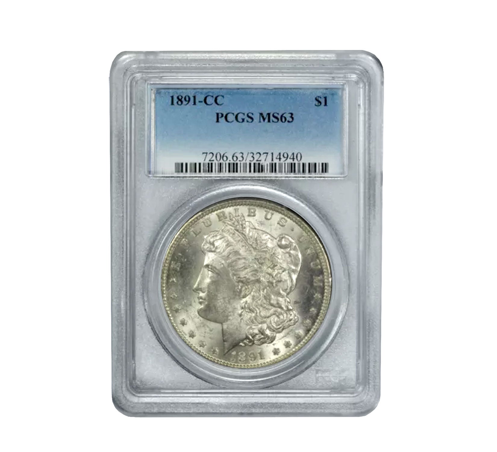 1891-CC Morgan Dollar MS65 PCGS