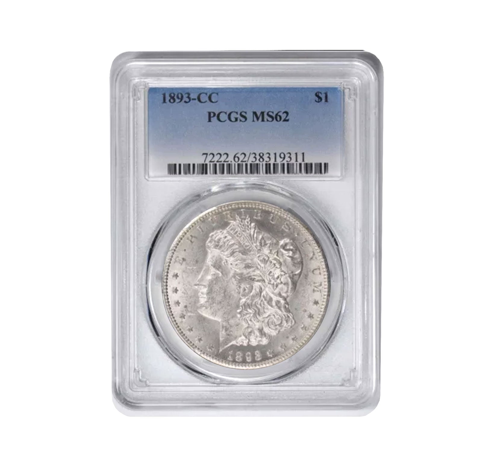 1893-CC Morgan Dollar MS62 PCGS