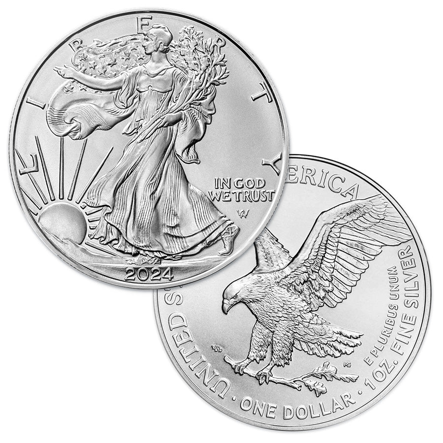 2024 $1 American Silver Eagle Coin In US Mint Gift Box