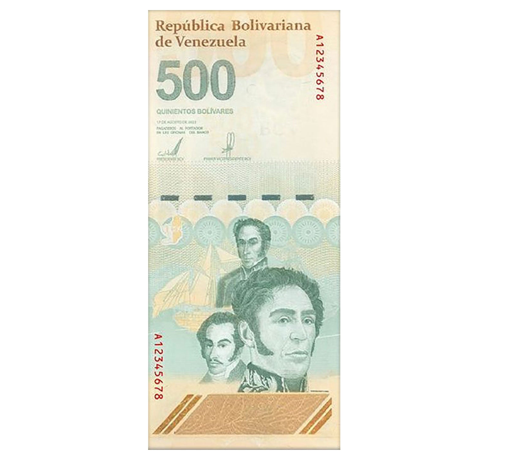 Venezuela 500 DIGITALES Banknote 2023 UNC Bolivar Uncirculated