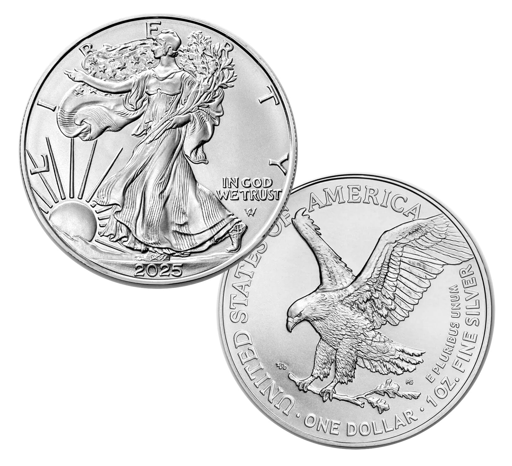 2025 $1 American Silver Eagle Brilliant Uncirculated