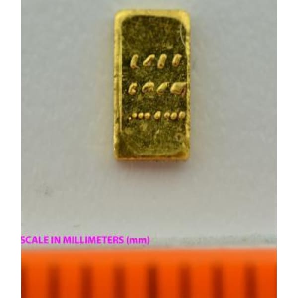 0.10 (1/10) Gram .999 Fine Gold Bar