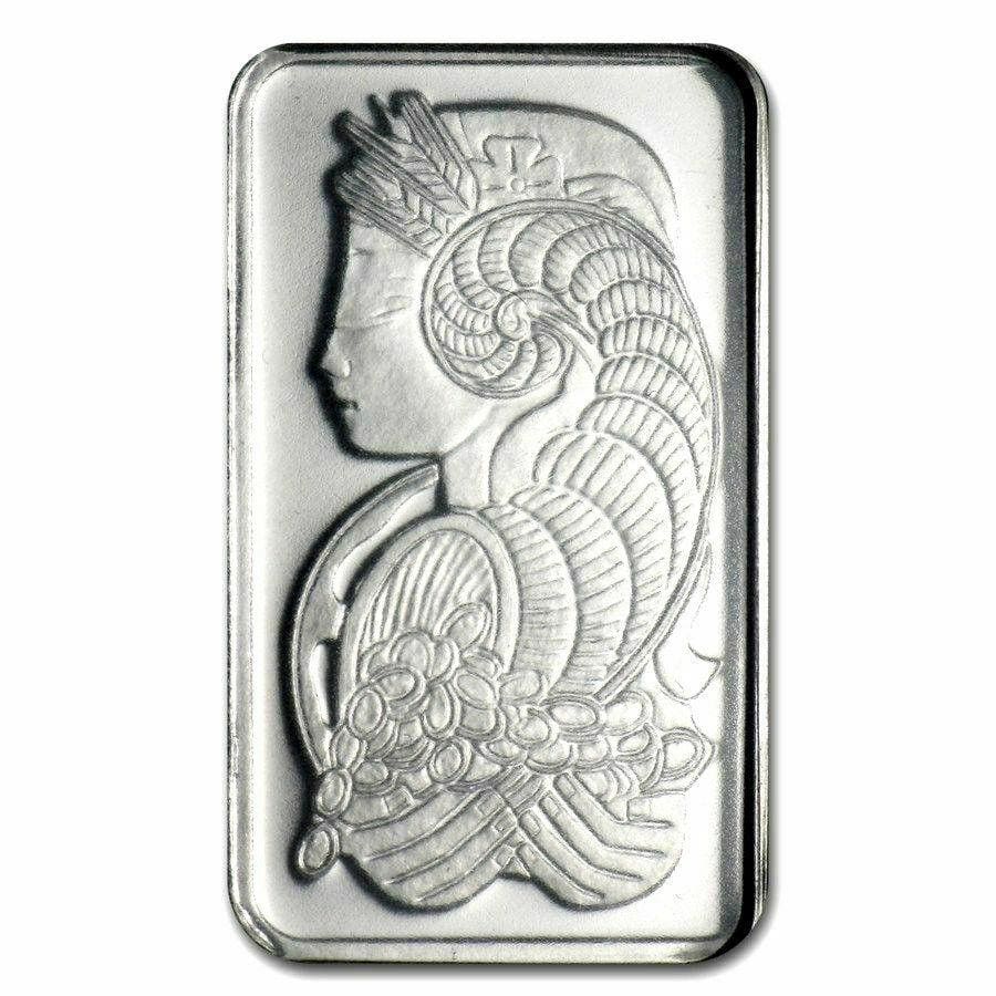 1 Gram .9999 Platinum Bar - Pamp Suisse Fortuna