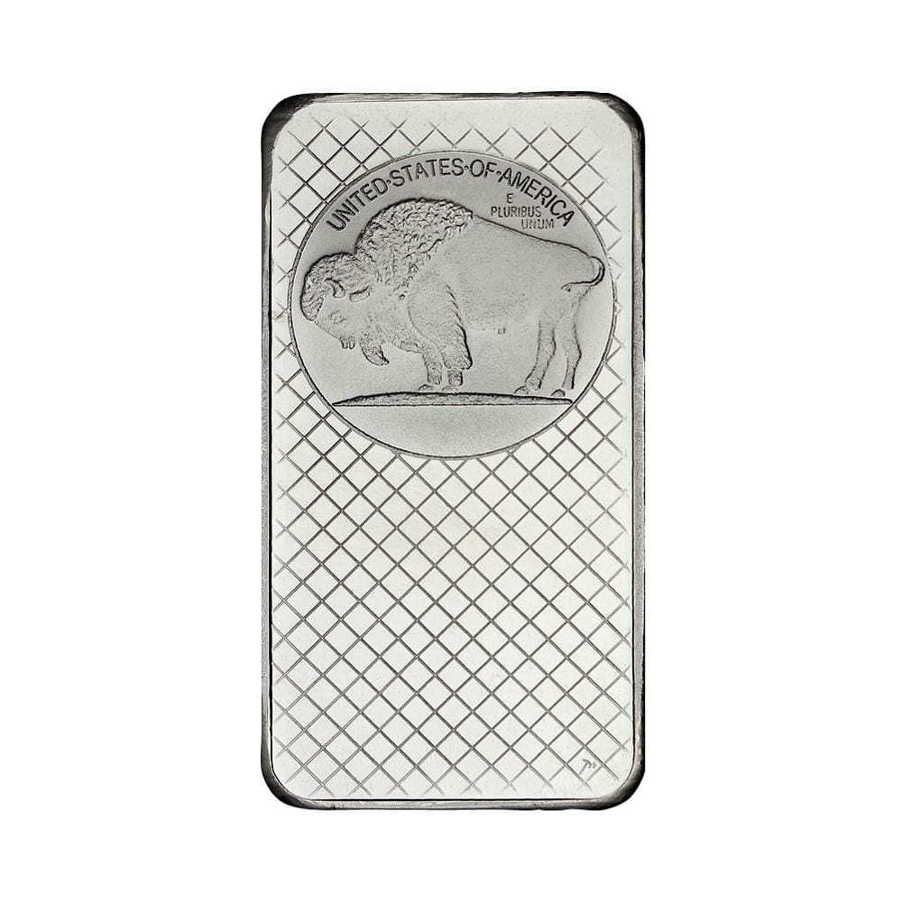 10 Ounce Silvertowne Mint .999 Silver Buffalo Bar