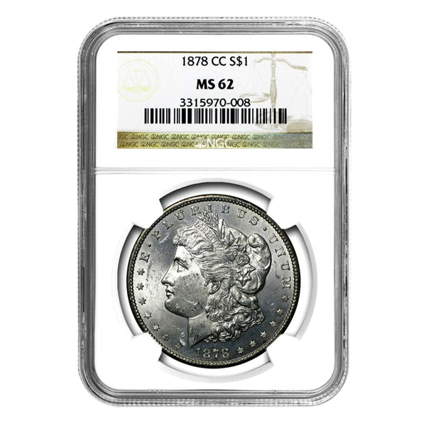 Store Morgan Silver Dollar 1878 CC