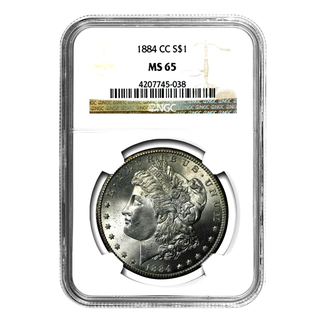 1884-CC Morgan Dollar MS65 NGC