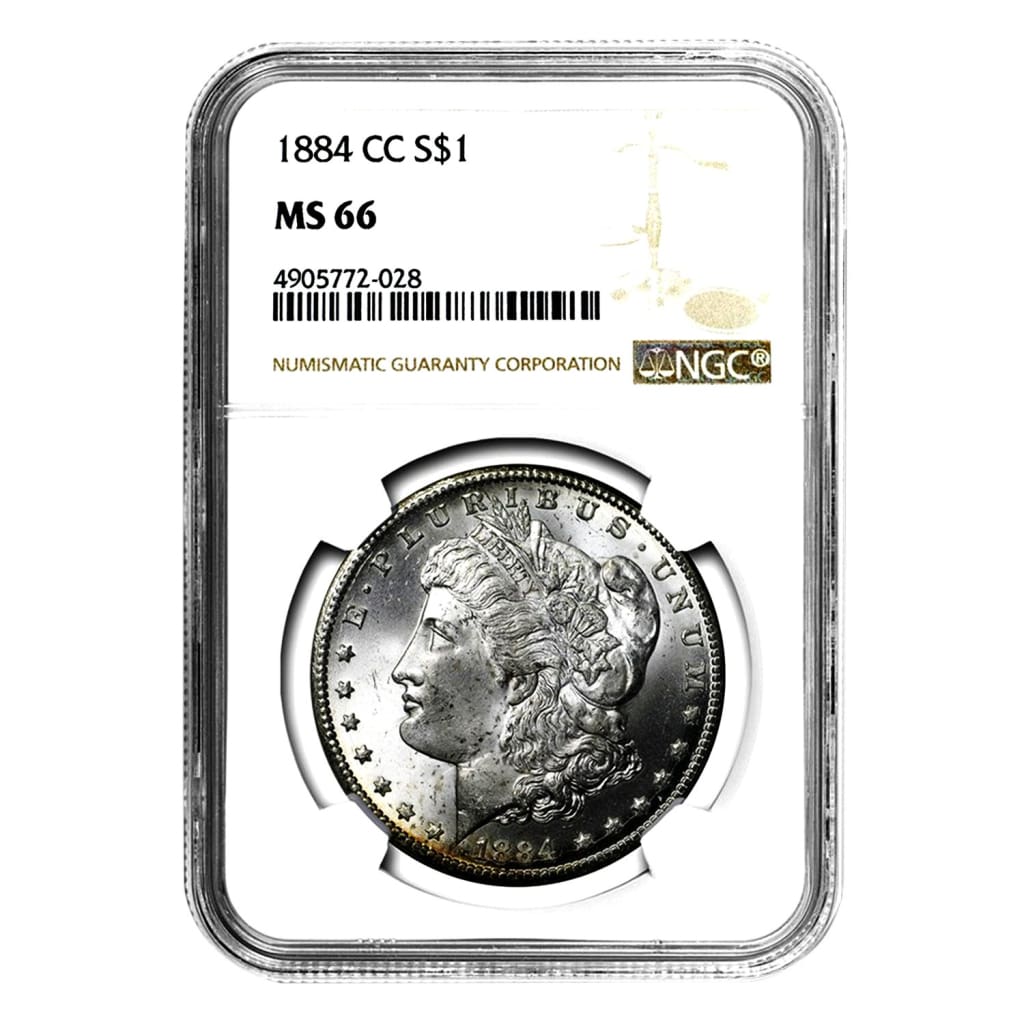 1884-CC Morgan Dollar MS66 NGC