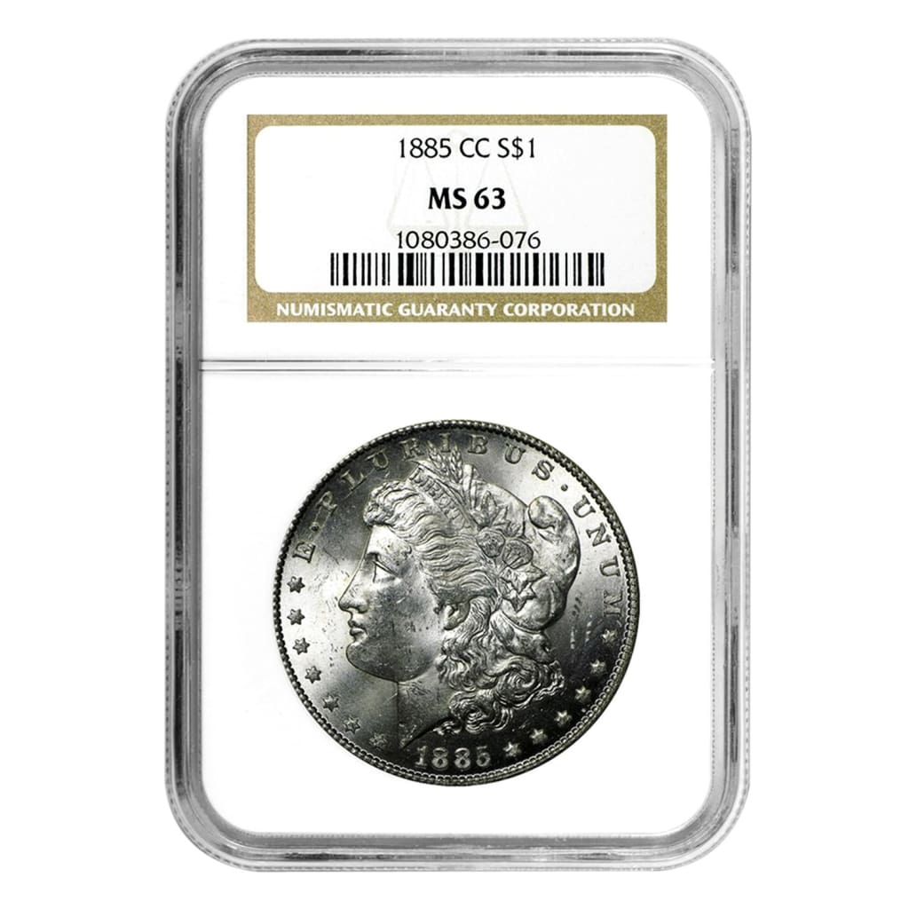 1885-CC Morgan Dollar MS63 NGC