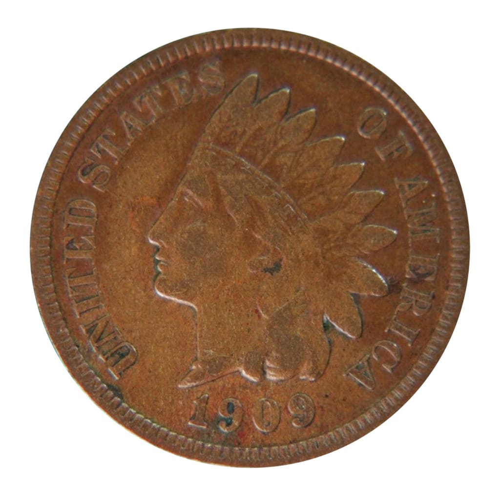 1909 P Indian Head Cent - Circulated Condition