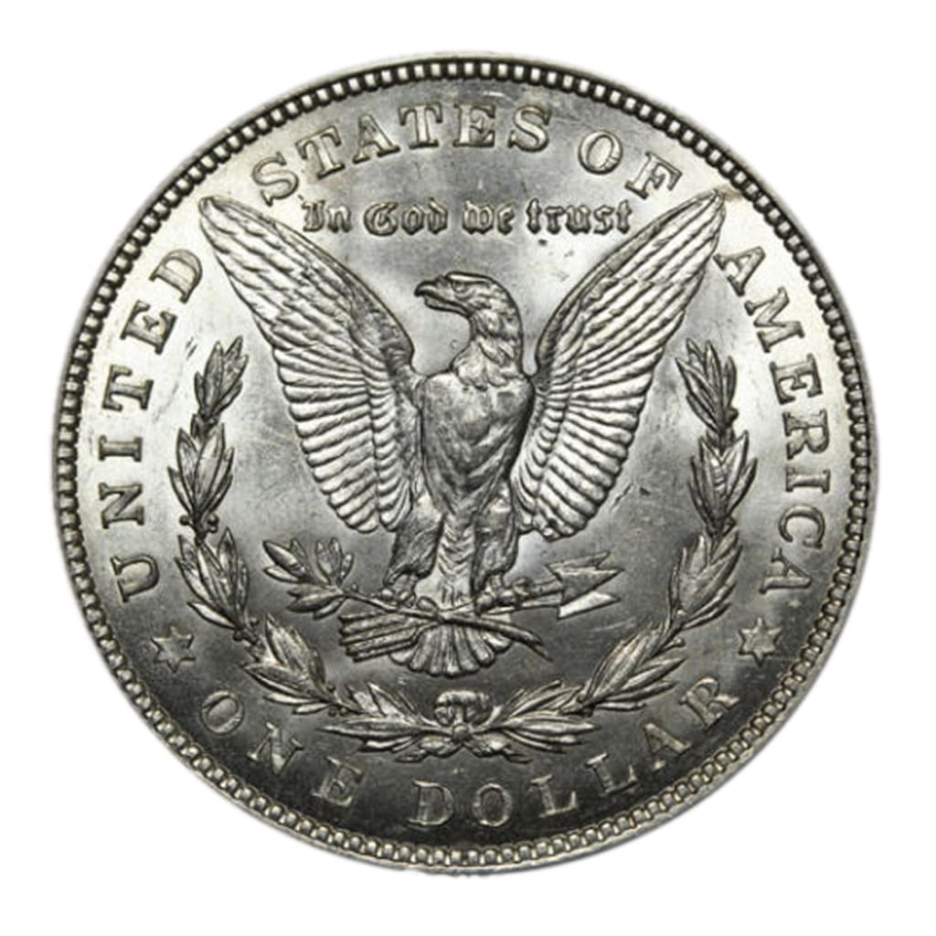 1921 90% Silver Morgan Dollar Brilliant Uncirculated