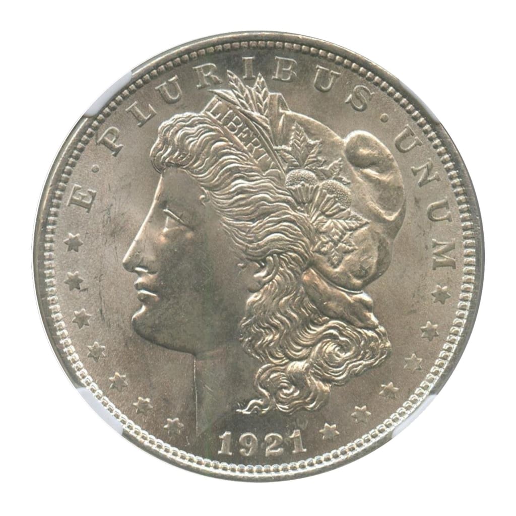 1921 No Mint Mark Morgan Dollar PCGS MS-63.