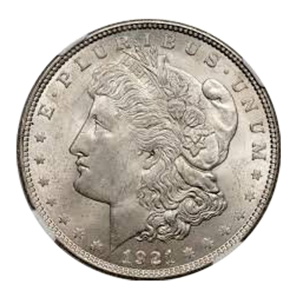 1921 No Mint Mark Morgan Dollar PCGS MS-64.