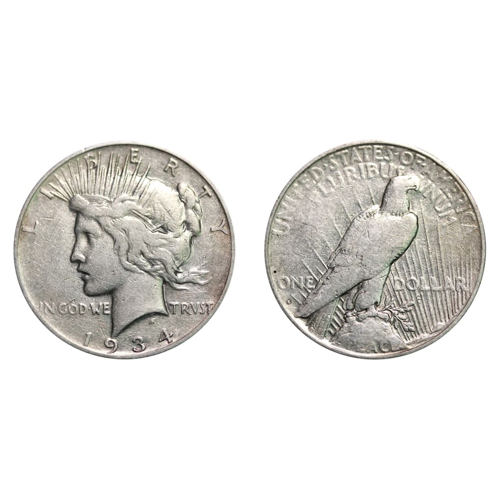 1922-1935 - 90% Silver Peace Dollar Circulated