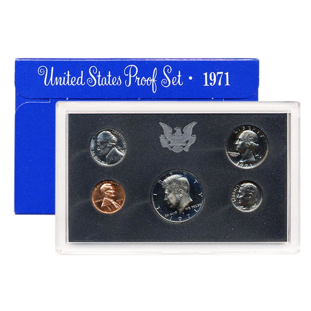 1971 Proof Set - 5 Coin Set