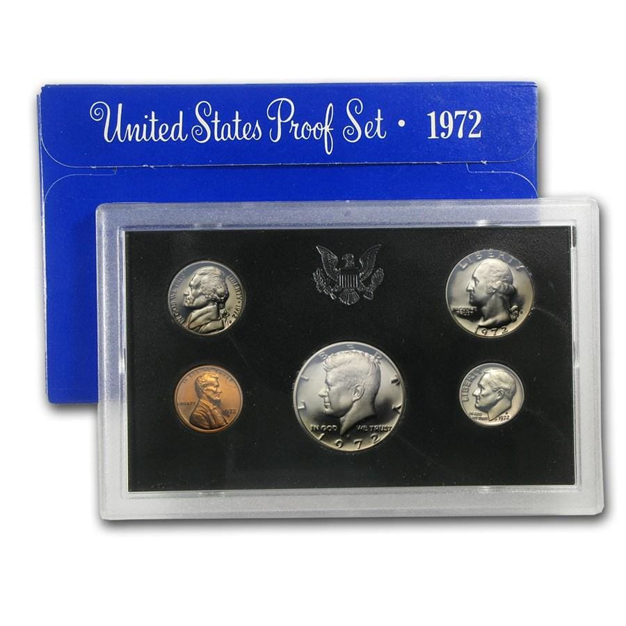 1972 Proof Set - 5 Coin Set