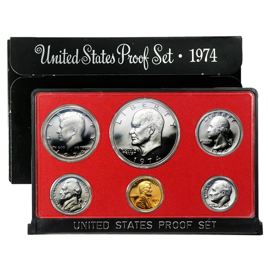 1974 Proof Set - 6 Coin Set