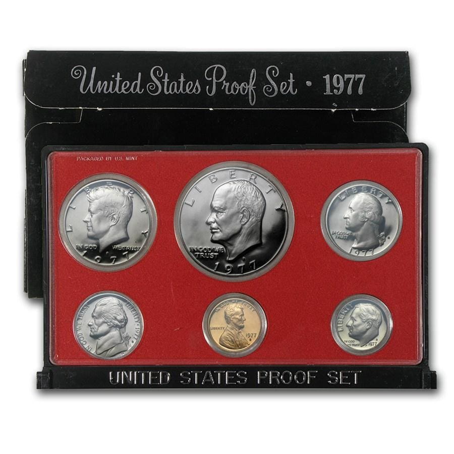 1977 Proof Set - 6 Coin Set