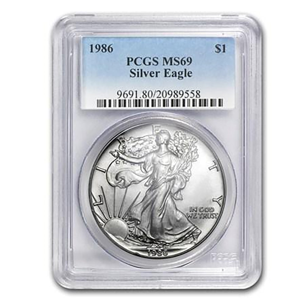 1988 $1 American Silver Eagle MS69 PCGS – Great American Coin Company®