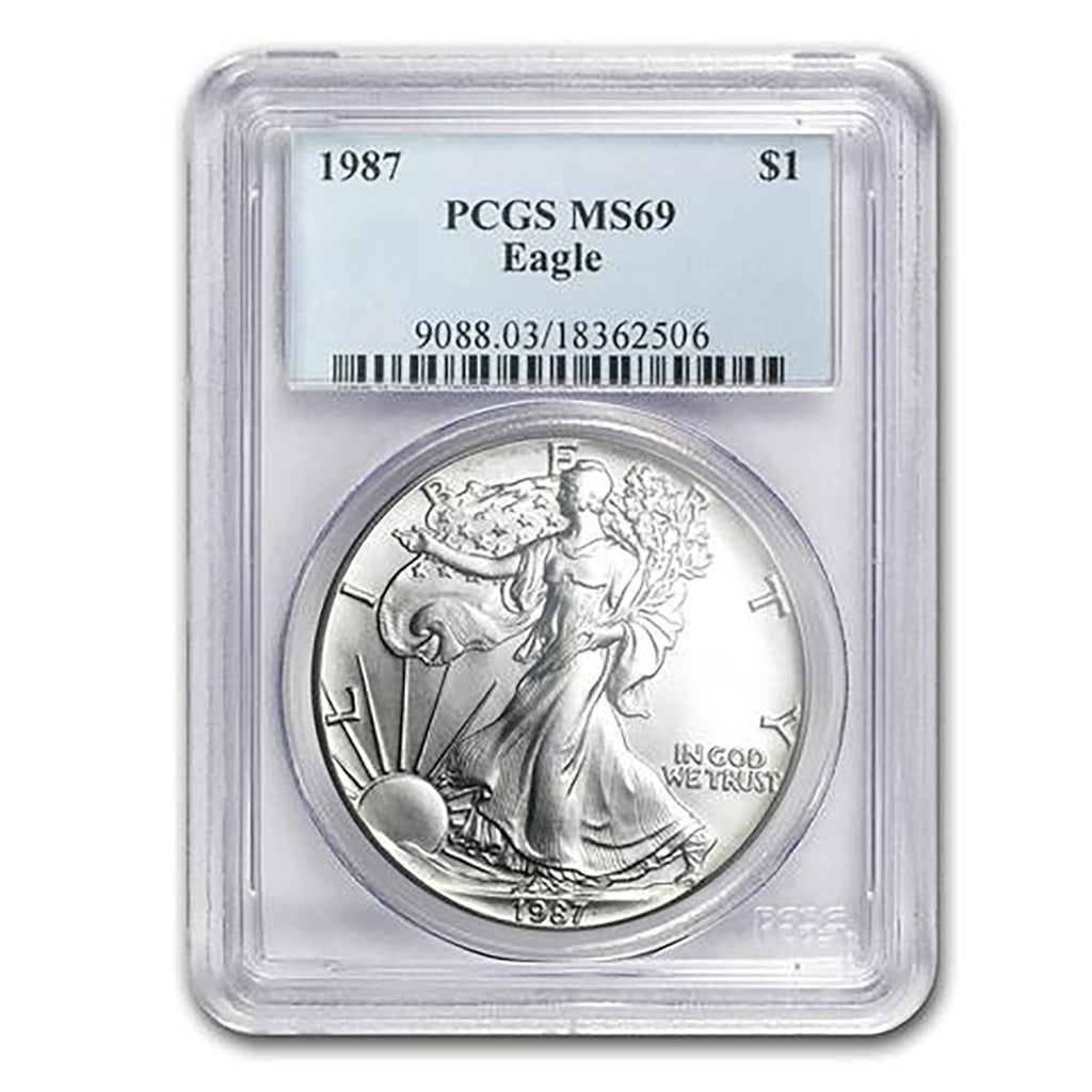 1988 $1 American Silver Eagle MS69 PCGS – Great American Coin Company®