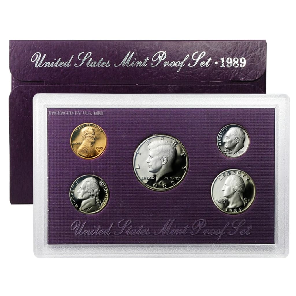 1989 Proof Set - 5 Coin Set