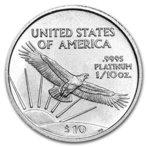 1997 to 2014 $100 Platinum Eagle (1 Ounce) .9995 Pure $100 Uncirculated