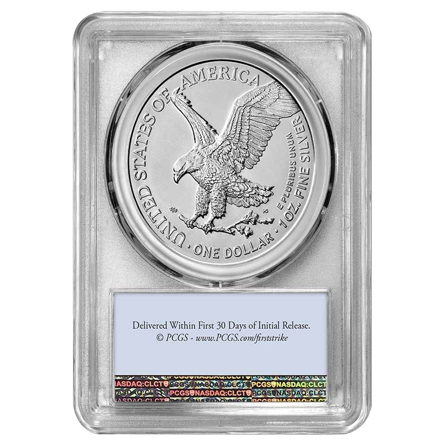 2021 $1 American Silver Eagle FIRST STRIKE MS-69 PCGS TYPE 2