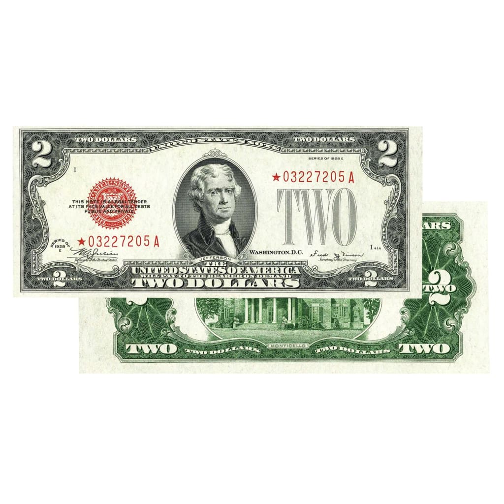 $2 - 1928 Red Seal FRN Star Note - Uncirculated